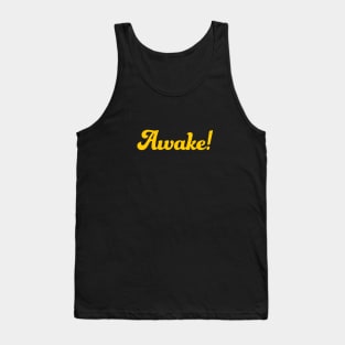 AWAKE (yellow) Tank Top